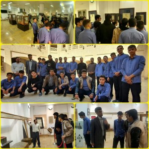 بازدید دانش آموزان  از کتابخانه وزیری